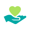 charity@2x An icon of a hand with a heart in it