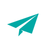 plane@2x An icon of a paper airplane