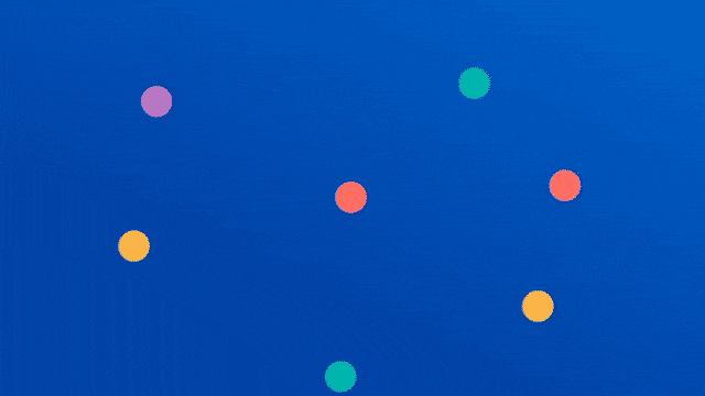 An animated gif from the Nexthink explainer video showing network connections.